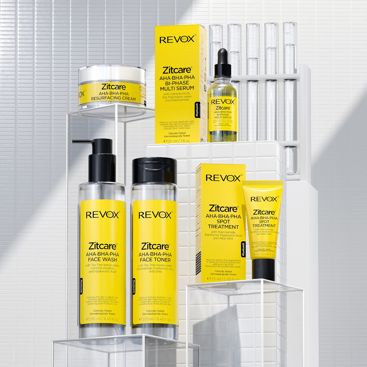 Revox B77 Zitcare Aha Bha Pha Limpiador Facial Con Te De &Aacute;rbol Centella Asi&aacute;tica Y Ah 250 Ml image number null