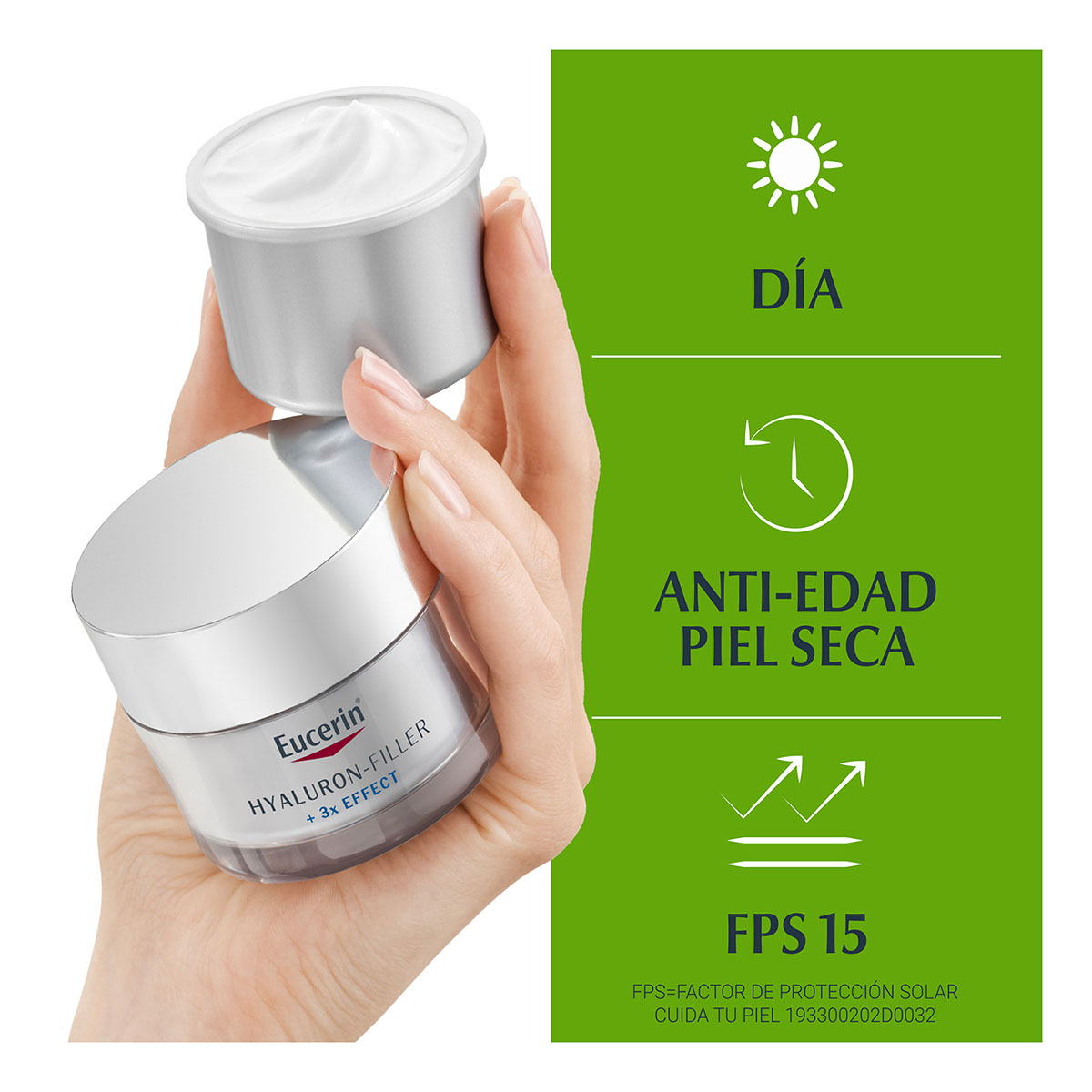 Eucerin Hyaluron Filler Crema D&iacute;a Fps15 Refill 50 Ml image number null