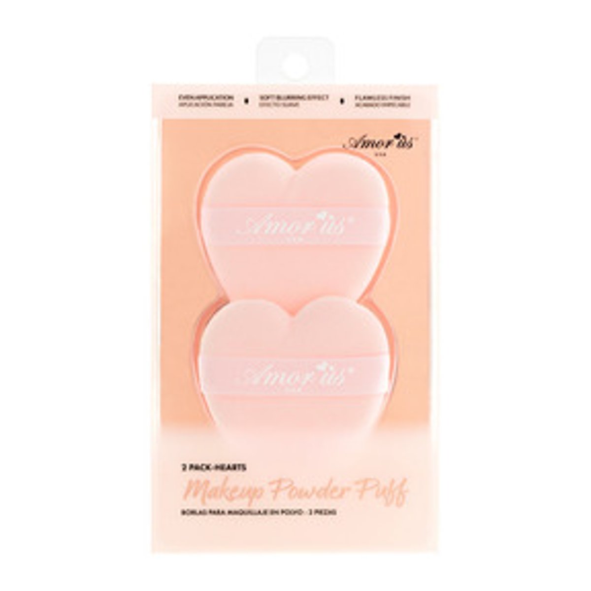 Px Look Puff Cosm&eacute;tico Coraz&oacute;n Kit 12  Suave Libre L&aacute;tex image number null