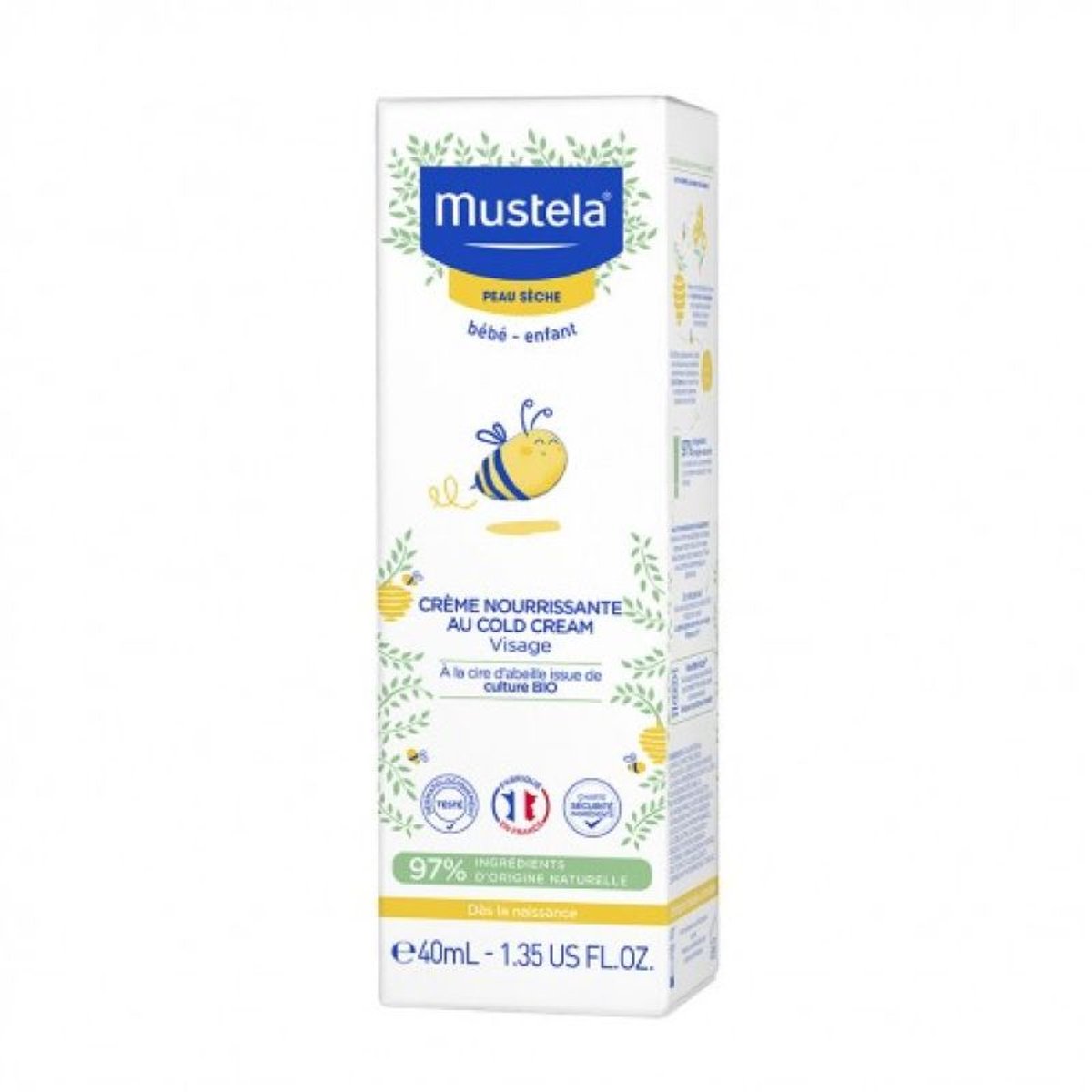 Mustela Cold Cream Crema Corporal Emoliente 40ml Beb&eacute;s image number null