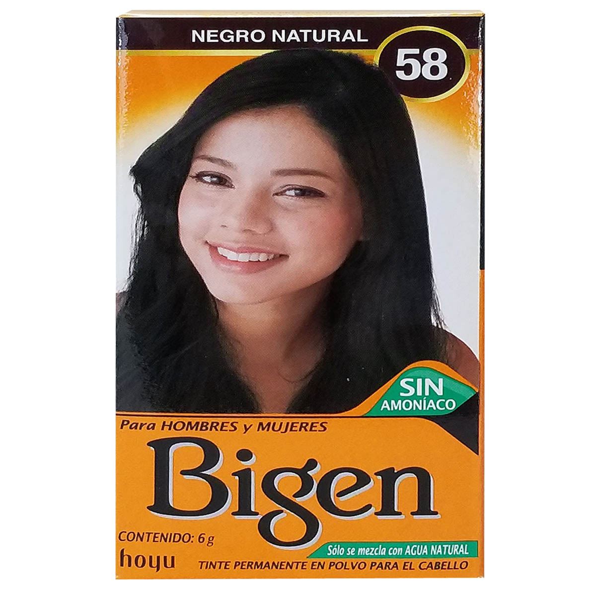 Bigen Tinte Permanente En Polvo Color Negro Natural image number null