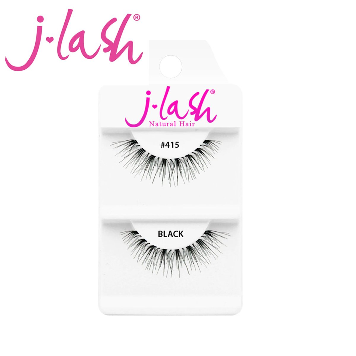 Jlash Pesta&ntilde;as Postizas 415 5 Pares Con Adhesivo O Aplicador image number null