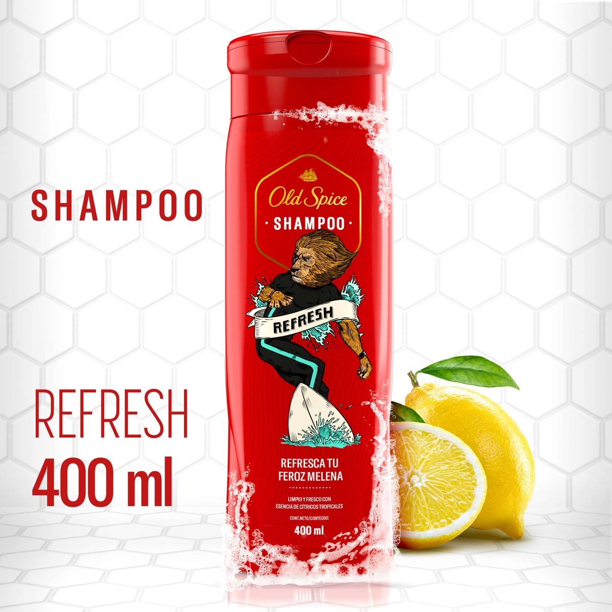Old Spice Shampoo Refresh 400 Ml image number null