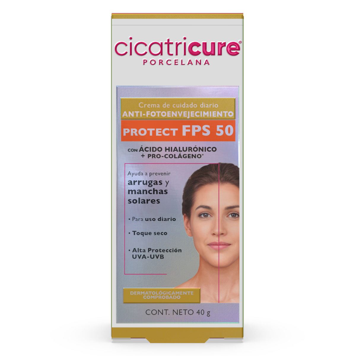 Cicatricure Crema Facial Anti Fotoenvejecimiento Porcelana 40g image number null