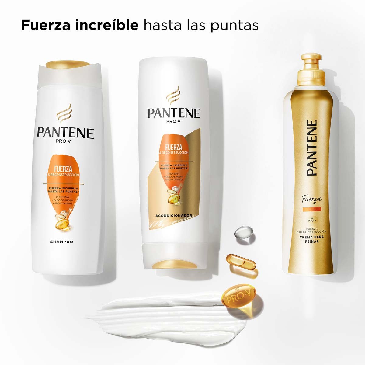 Pantene Crema Para Peinar Fuerza Reconstructora 300ml image number null