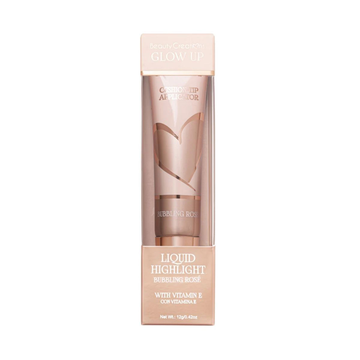Beauty Creations Iluminador L&iacute;quido L&iacute;nea Flawless Stay Glow Up Wands Bubbling Rose image number null