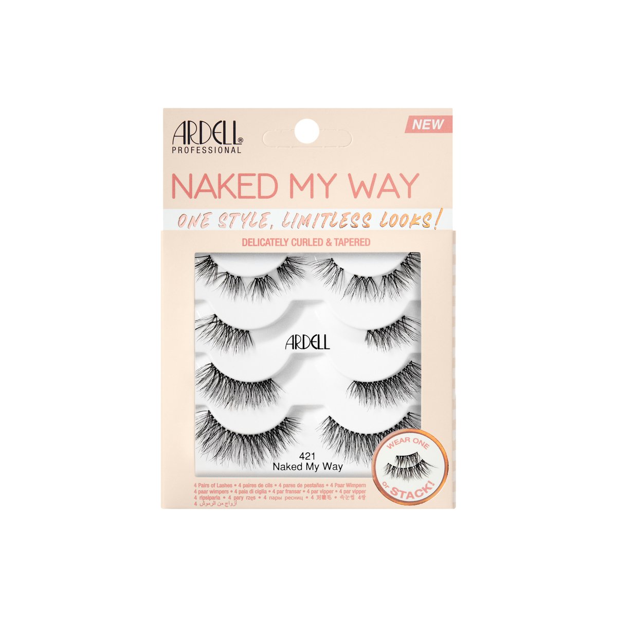 Ardell Extensiones De Pesta&ntilde;as Naked My Way 421 4 image number null