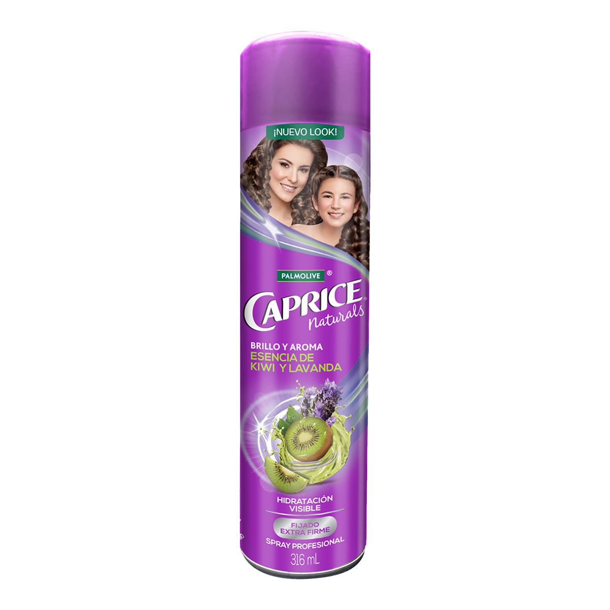 Caprice Spray Fijador Naturals Esencia De Kiwi Y Lavanda 316 Ml image number null