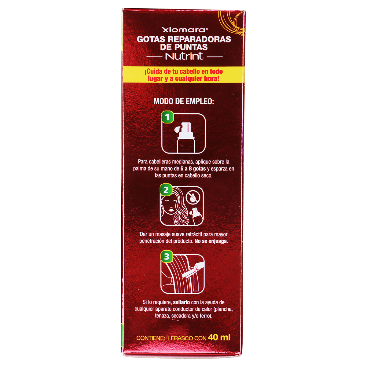 Nutrint Gotas Reparadoras Queratina 40ml Tratamiento Capilar image number null