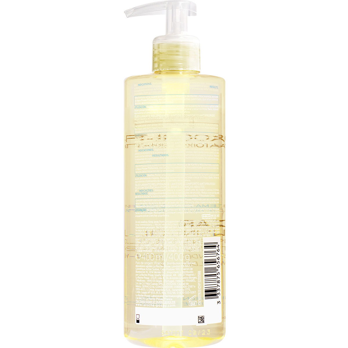 La Roche Posay Lipikar Cleansing Oil Ap+ Aceite Corporal De Ducha 400 Ml image number null