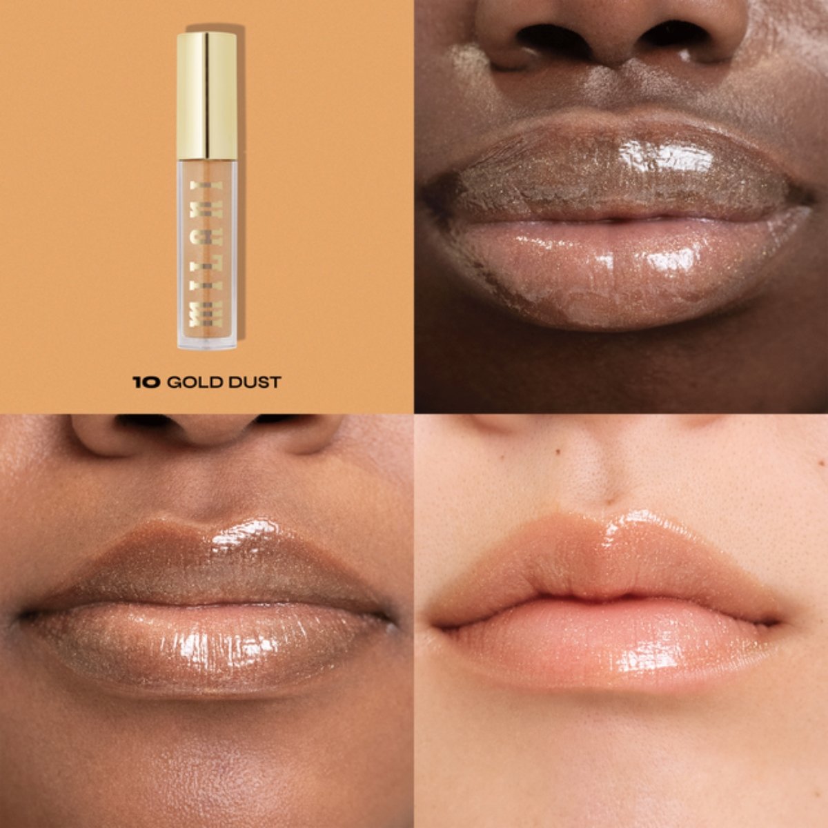 Milani Brillo Labial Voluminizador Keep It Full Gold Dust image number null