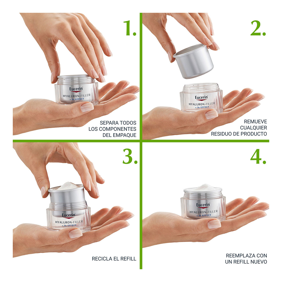 Eucerin Hyaluron Filler Crema D&iacute;a Fps15 Refill 50 Ml image number null