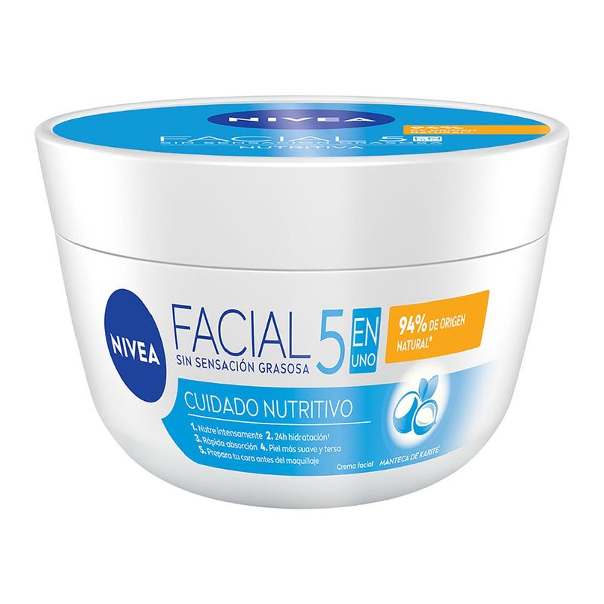 Crema Facial Nivea Cuidado Nutritiva 375Ml image number null