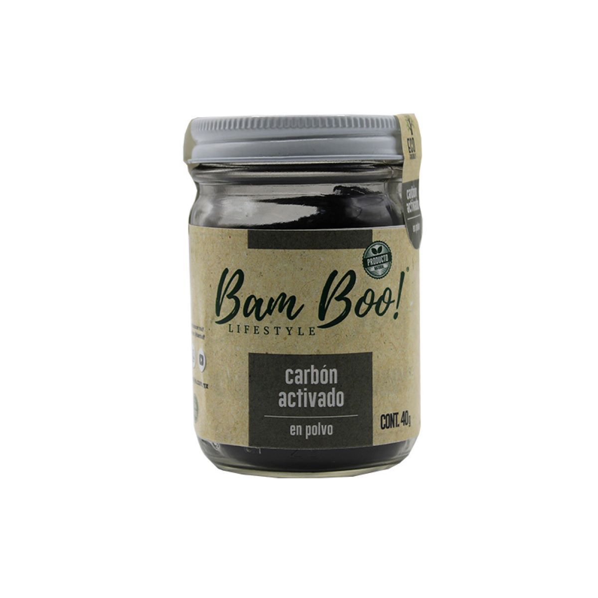 Bam Boo! Lifestyle Carb&oacute;n Activado En Polvo 40 Gr image number null