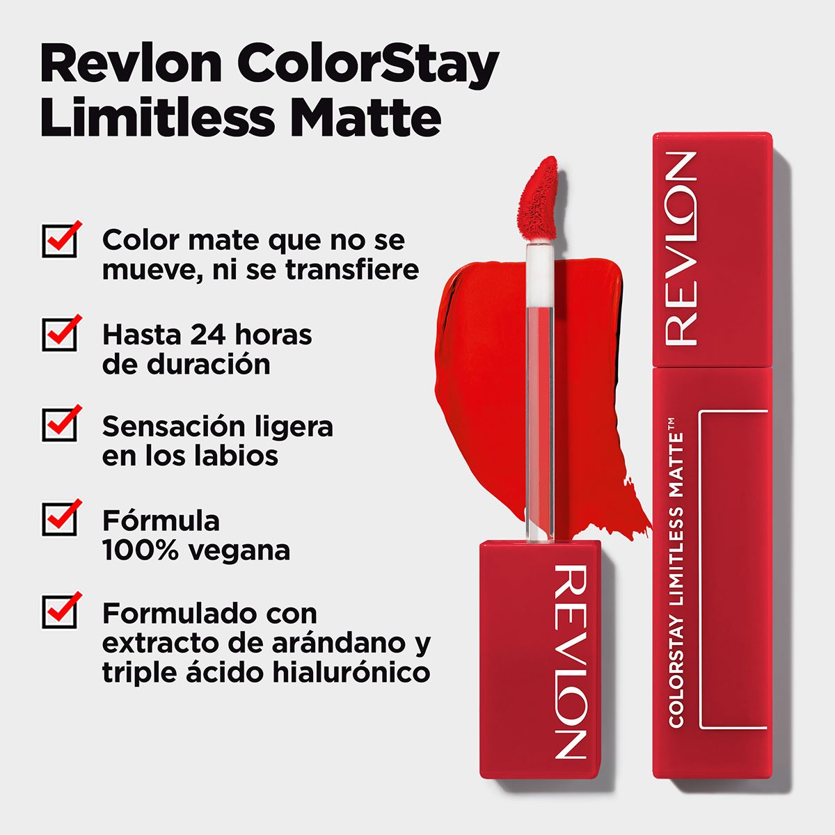 Revlon Lipstick Colorstay Limitless Matte image number null
