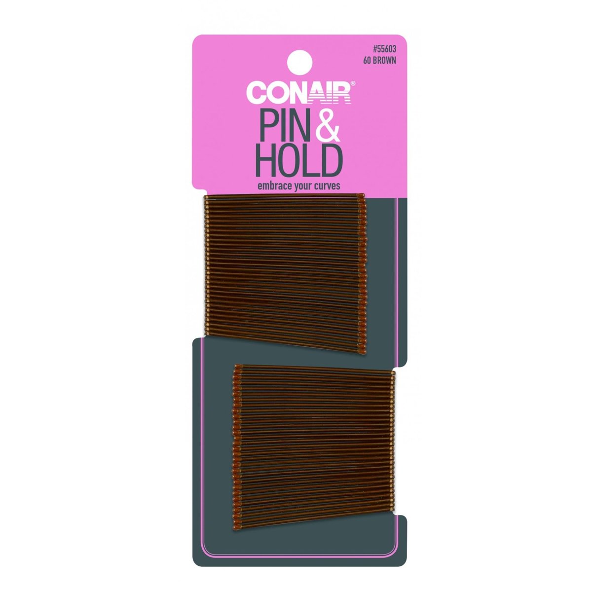 Conair Horquillas Brown 60  Apertura Deslizante image number null