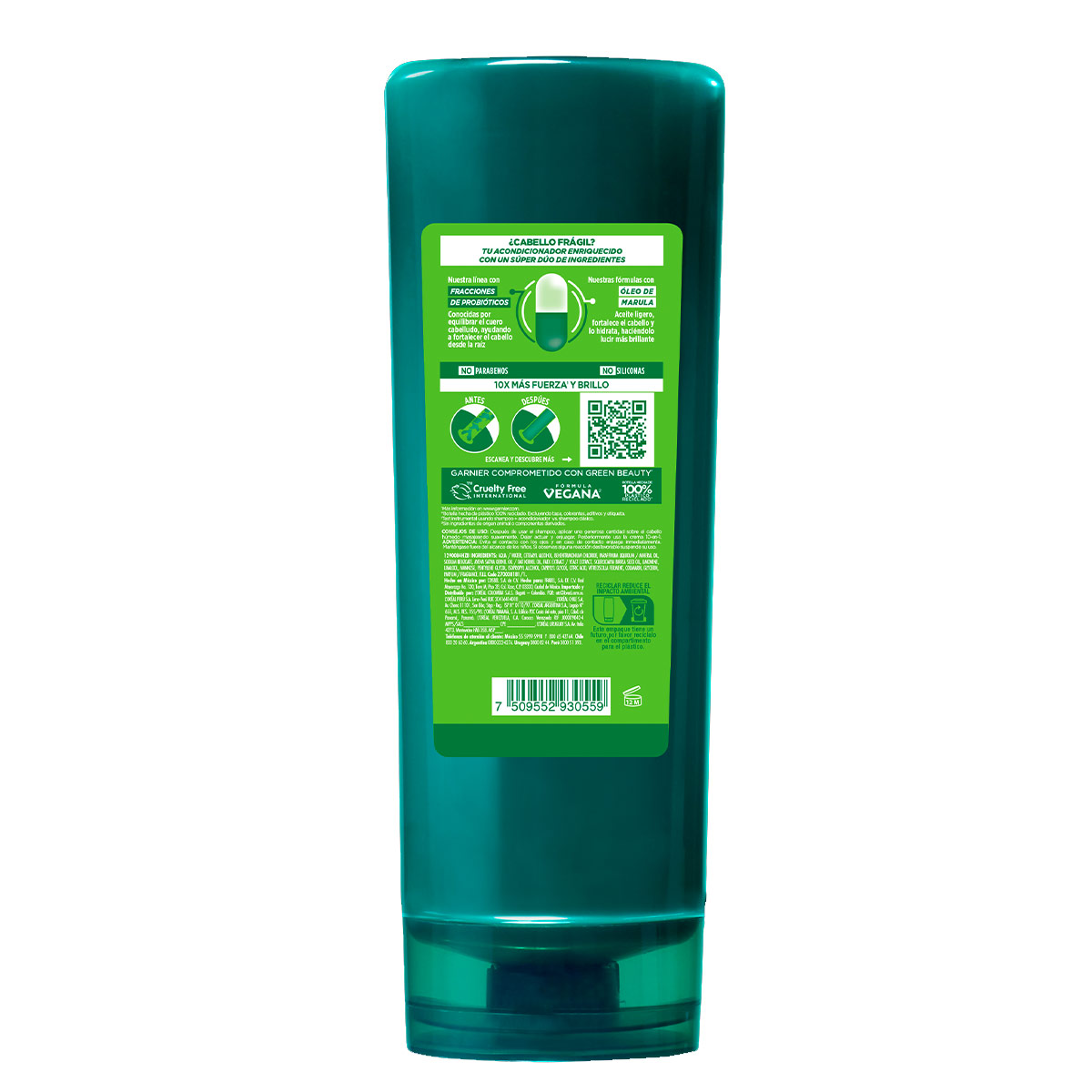 Garnier Fructis Acondicionador-probi&oacute;ticos Fuerza 350 Ml image number null