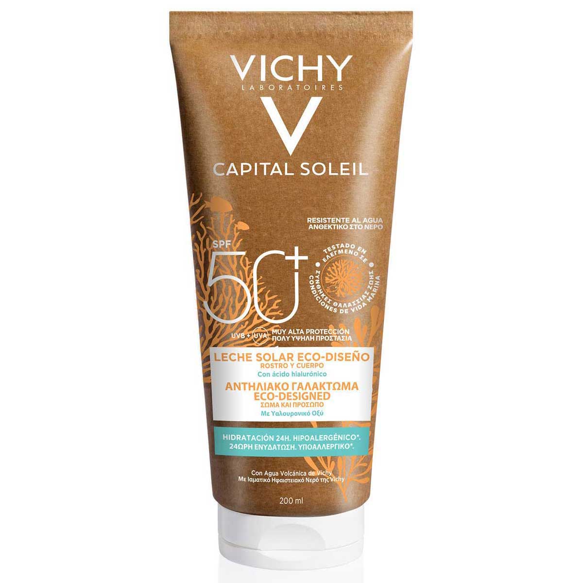 Vichy Bloqueador Solar Biode Para Cuerpo Y Rostro Fps 50+ 200ml image number null