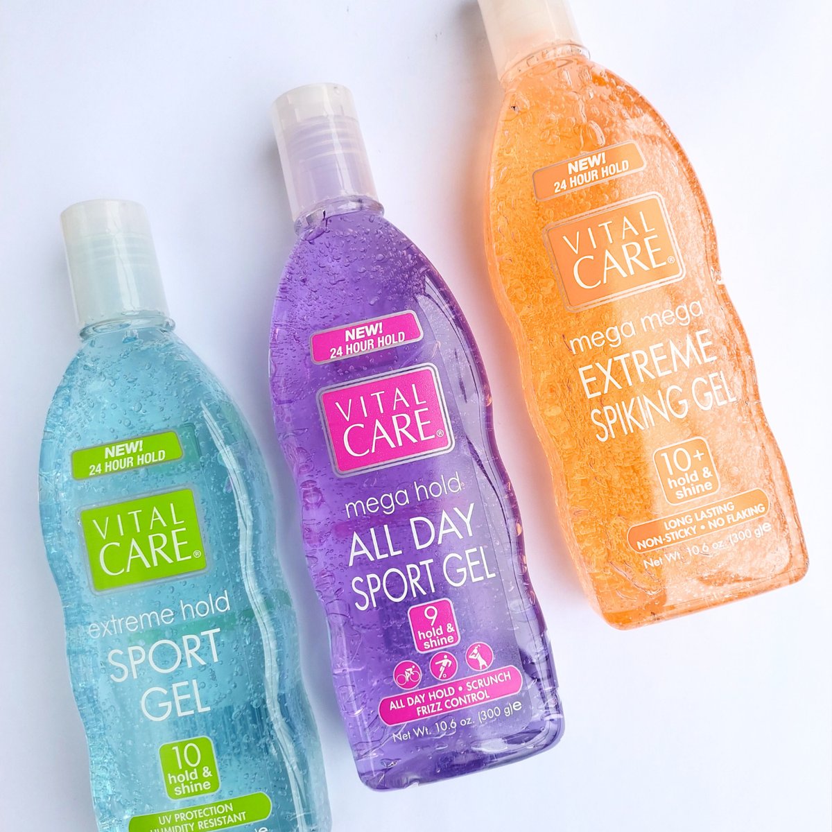 Vital Care Gel Capilar Extra Fuerte Mega Hold 10.6 Oz Sport image number null