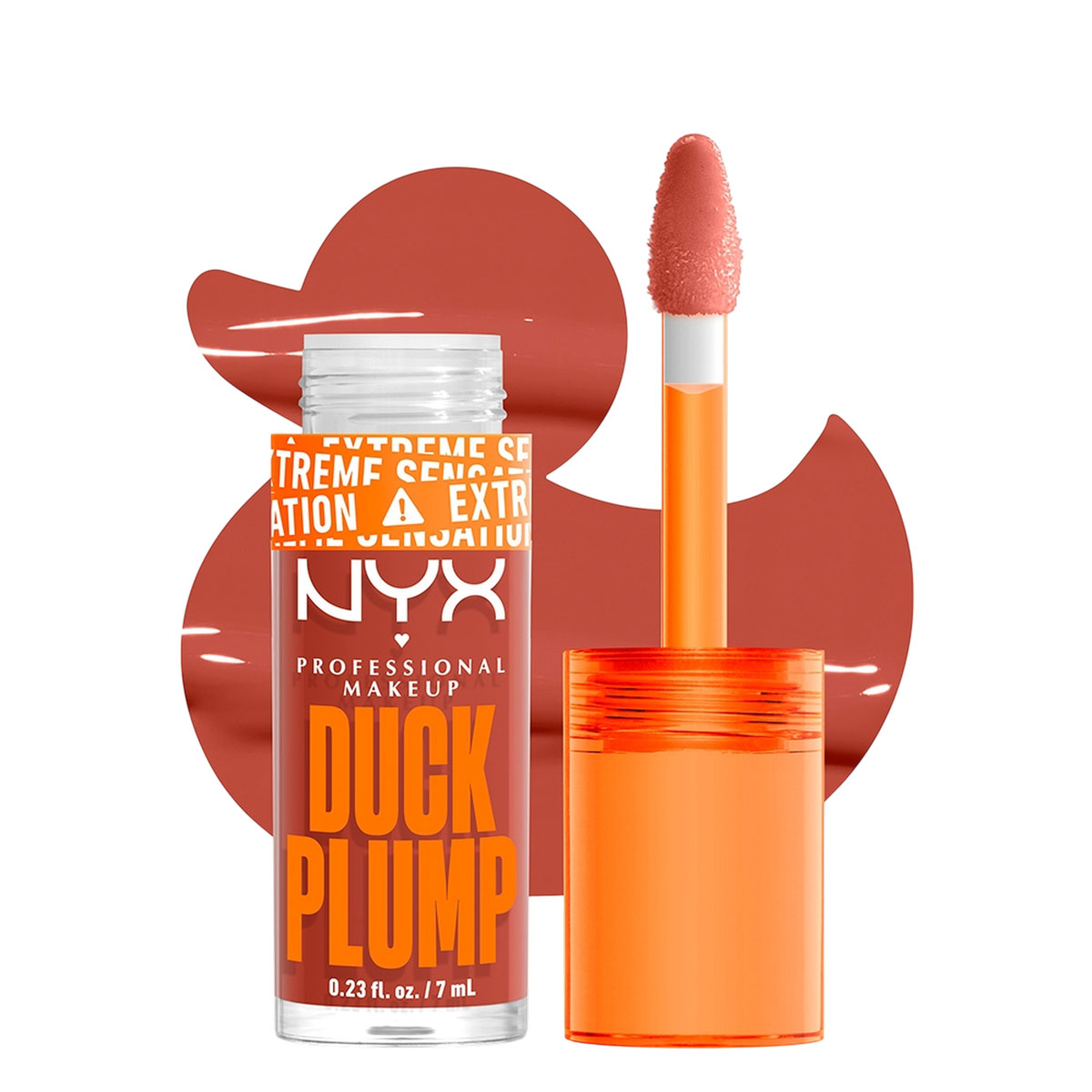 Nyx Duck Plump Gloss Labial Voluminizador Brown Of Applause 7ml image number null