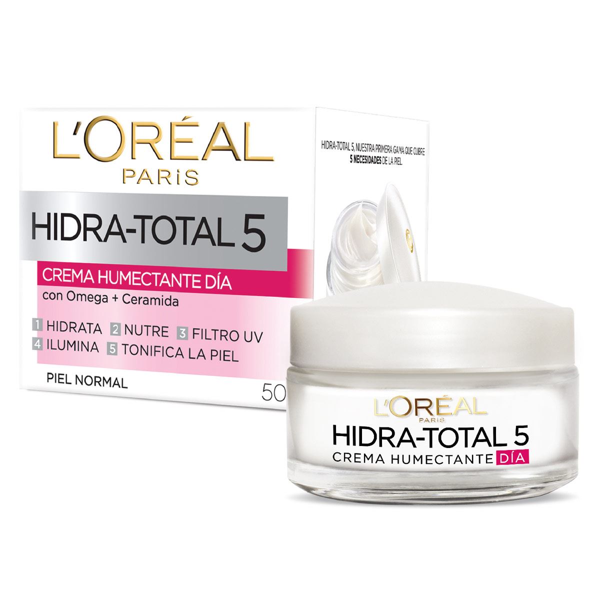 L'or&eacute;al Crema Facial Hidratante Hidra Total 5 50 Ml image number null