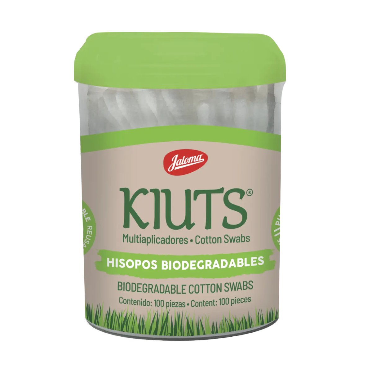 Jaloma Hisopos Kiuts Bolsa Zip Lock 150 Pzas Biodegradable image number null