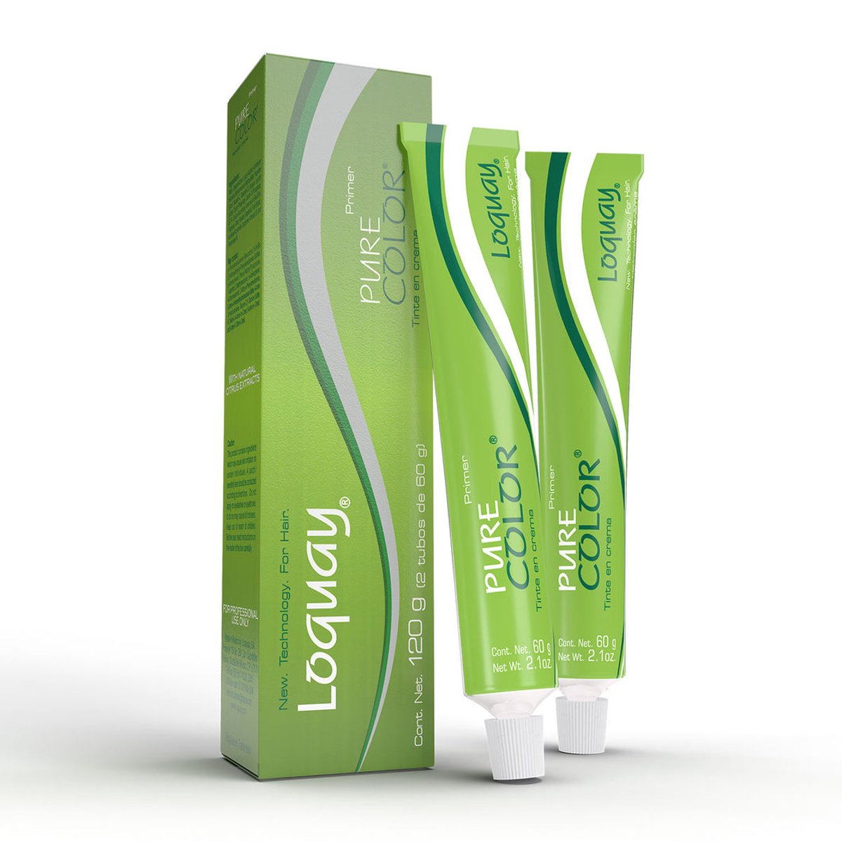 Loquay Tinte Profesional Rubio Muy Claro Nacarado 120g Kit image number null