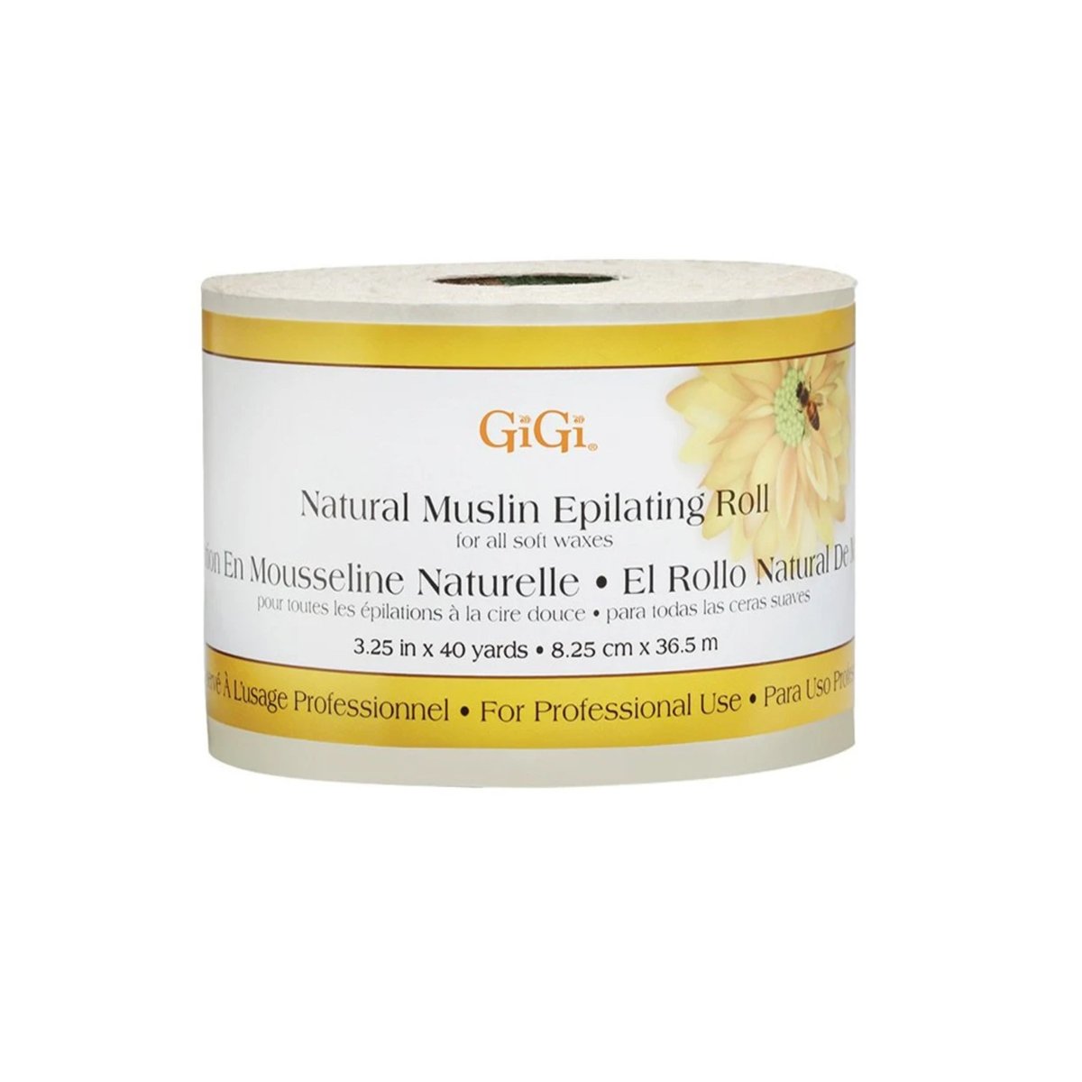 Gigi Rollo Muselina Natural 3.25" Yd Depilaci&oacute;n image number null