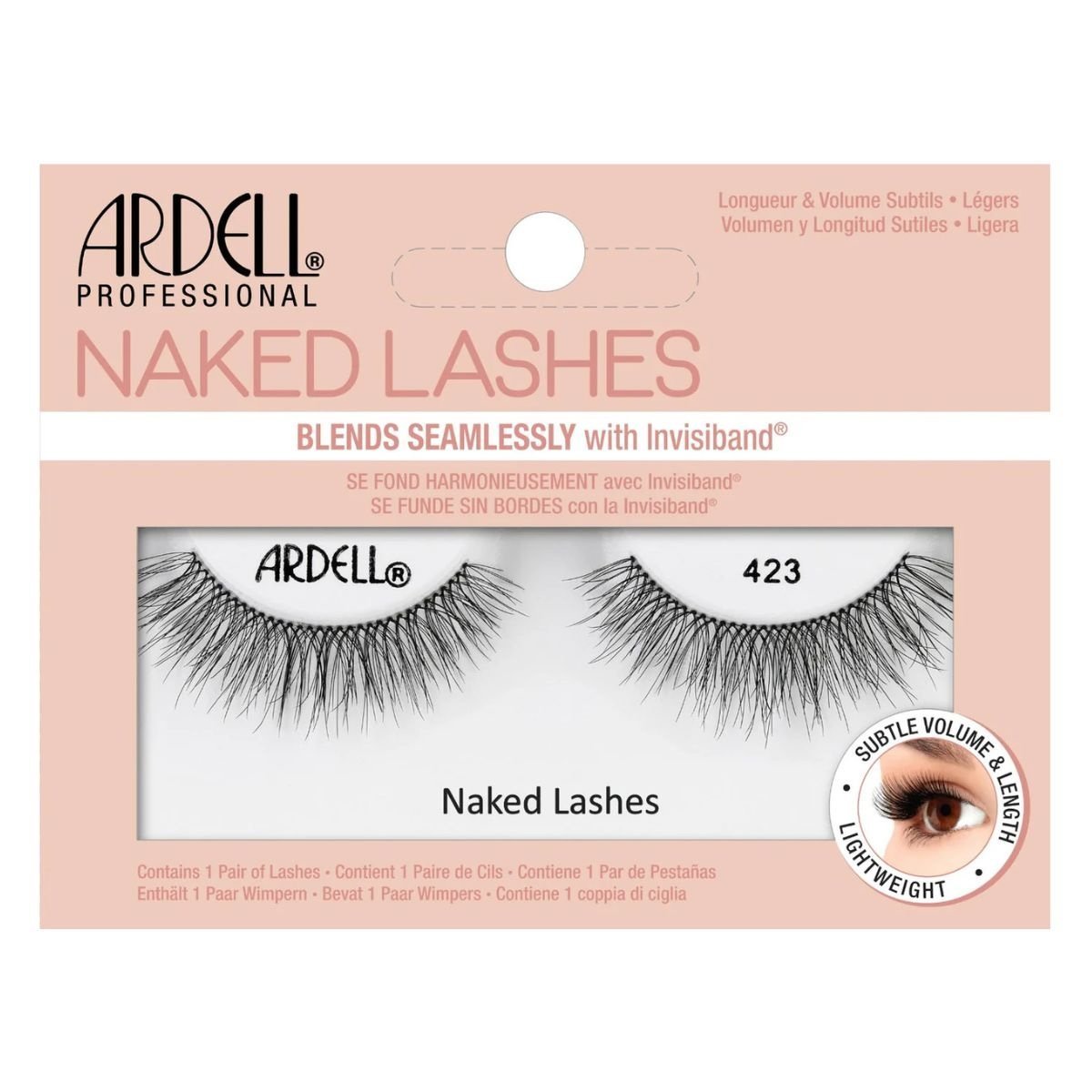 Ardell Pesta&ntilde;as Postizas Naked Lash 423 image number null