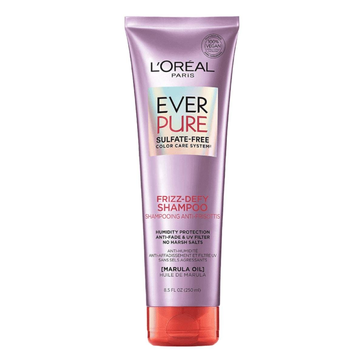 L'or&eacute;al Paris Ever Pure Shampoo Frizz-defy Sulfate Free 250 Ml image number null