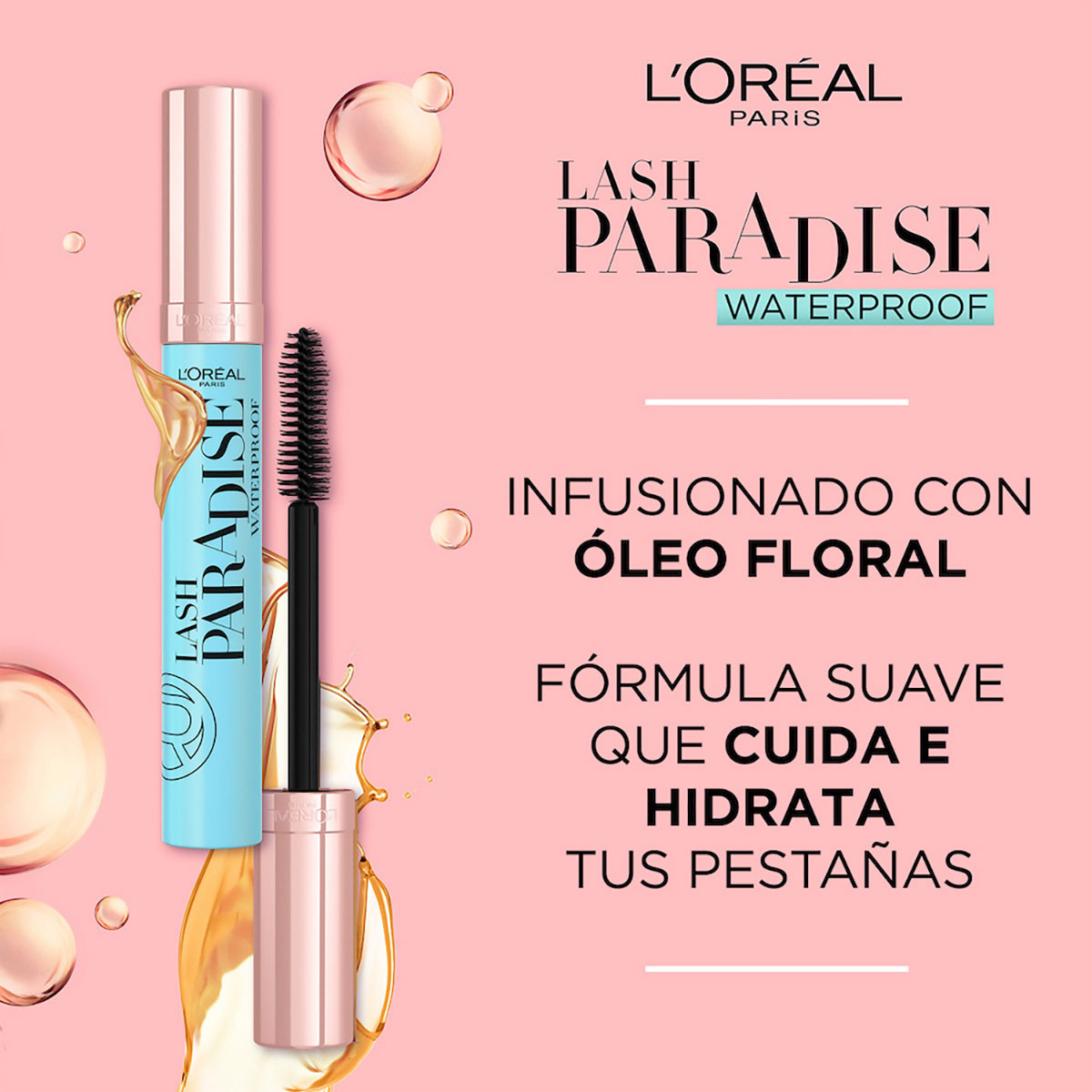 L'or&eacute;al Paris M&aacute;scara De Pesta&ntilde;as Lash Paradise Negro image number null