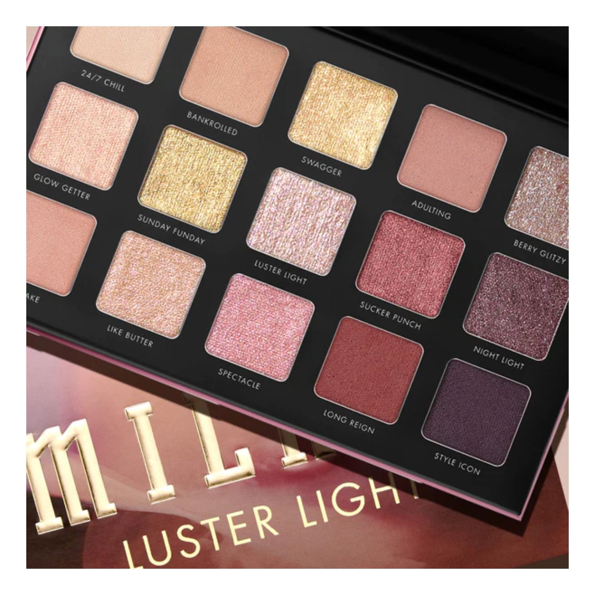 Milani Paleta De Sombras 15 Tonos Luster Lights Vegana image number null