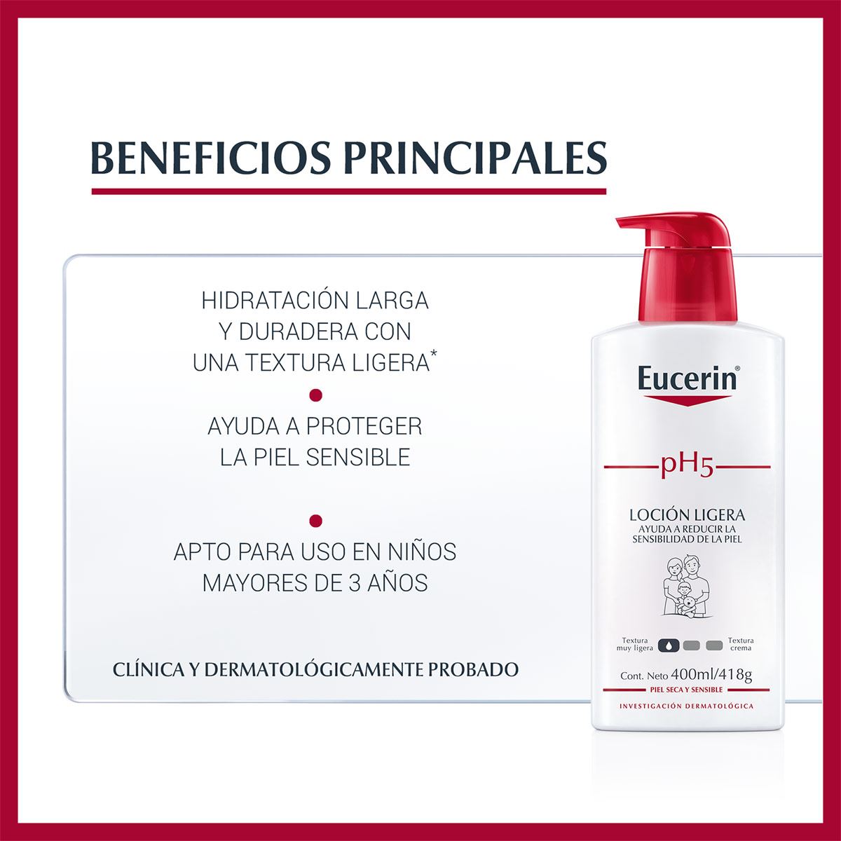 Eucerin Ph5 Loci&oacute;n Corporal Ligera Piel Seca Y Sensible 400 Ml image number null