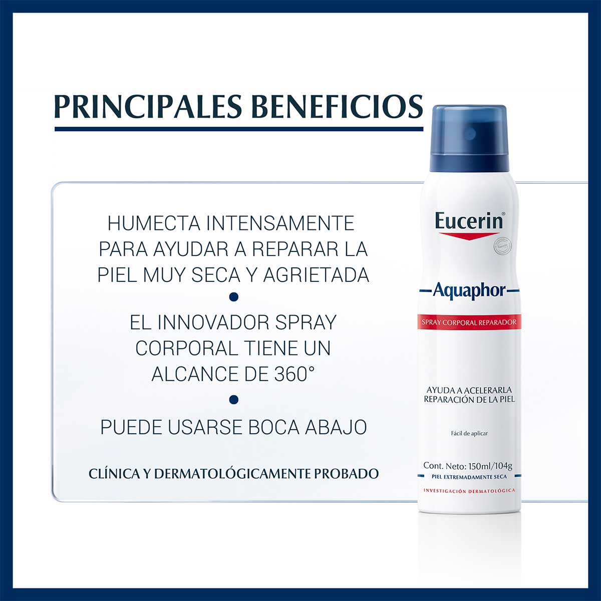 Eucerin Aquaphor Spray Corporal Reparador 150ml image number null