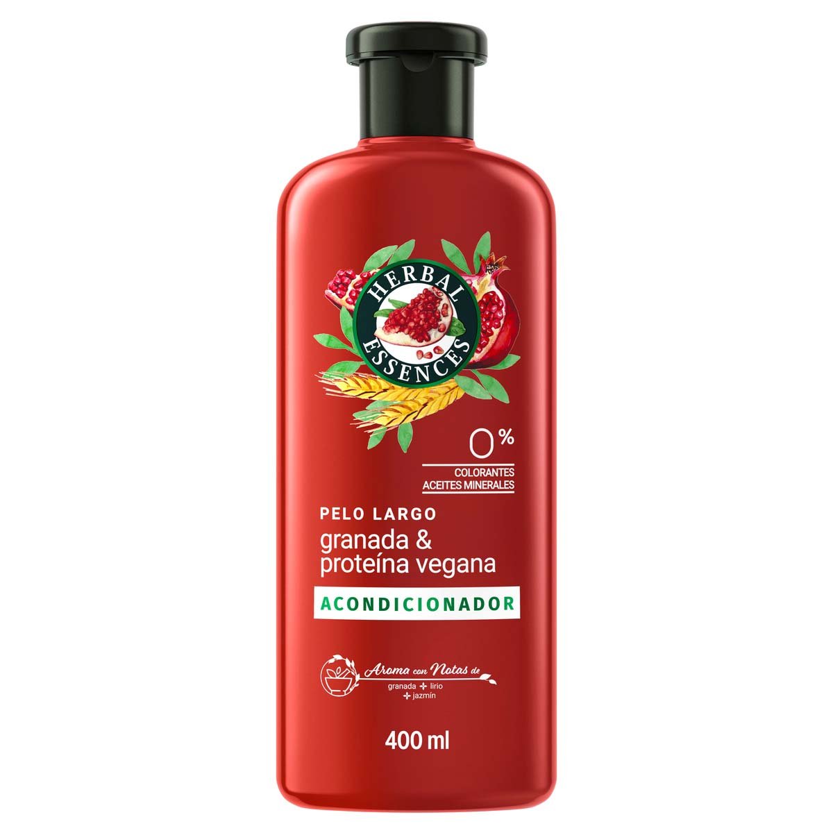 Herbal Essences Pelo Largo Granada & Prote&iacute;na Vegana Acondicionador 400 Ml image number null