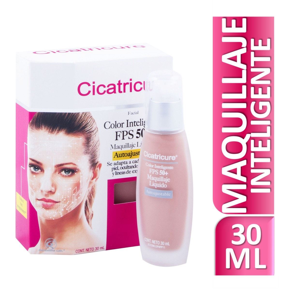 Cicatricure Maquillaje L&iacute;quido Color Inteligente Fps 50+ 30 Ml image number null