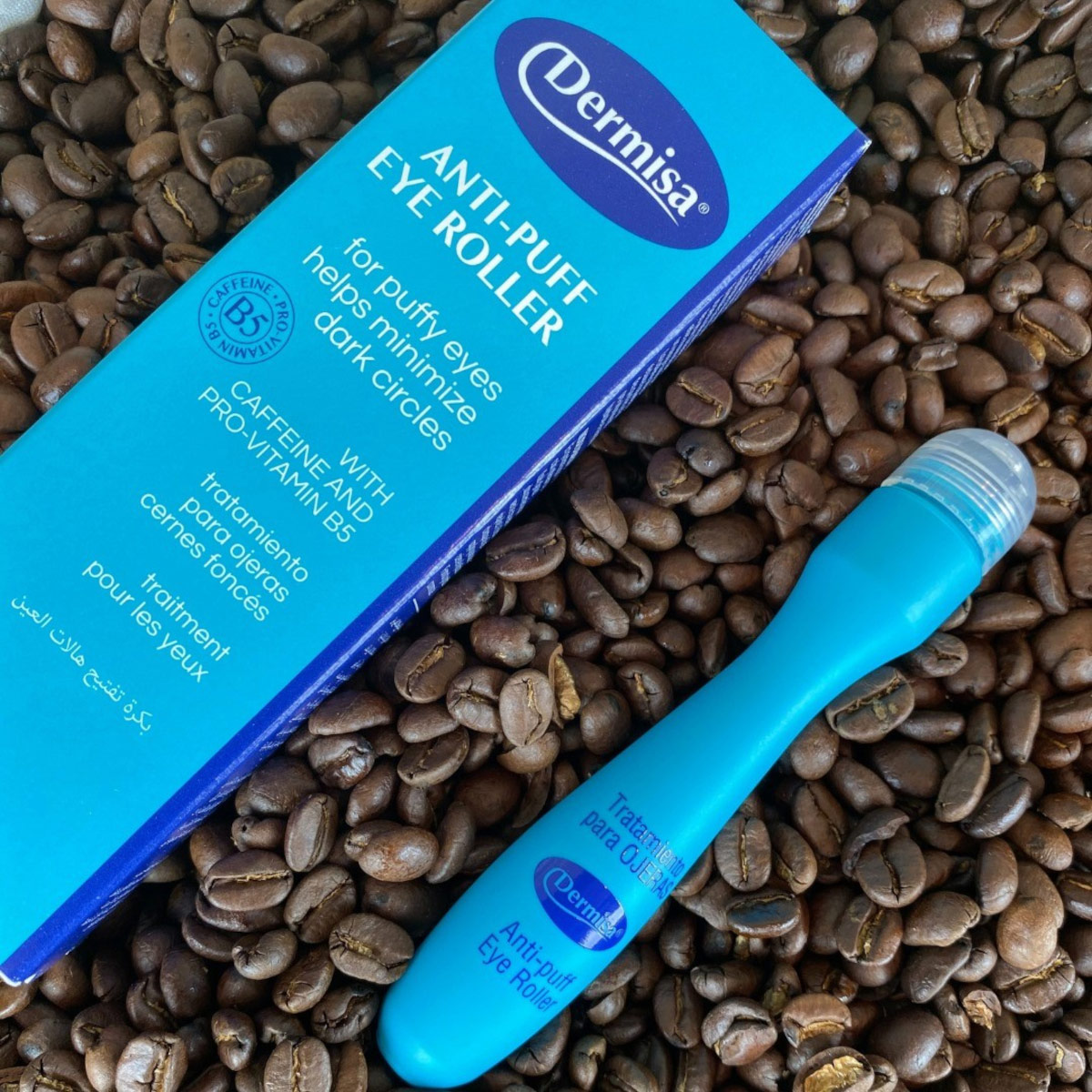 Dermisa Tratamiento Para Ojos Antihinchaz&oacute;n Con Cafe&iacute;na Y Extracto De Menta 15ml image number null