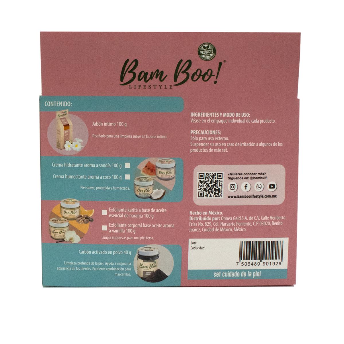 Bam Boo! Lifestyle Set Cuidado De La Piel 4 Pzas image number null