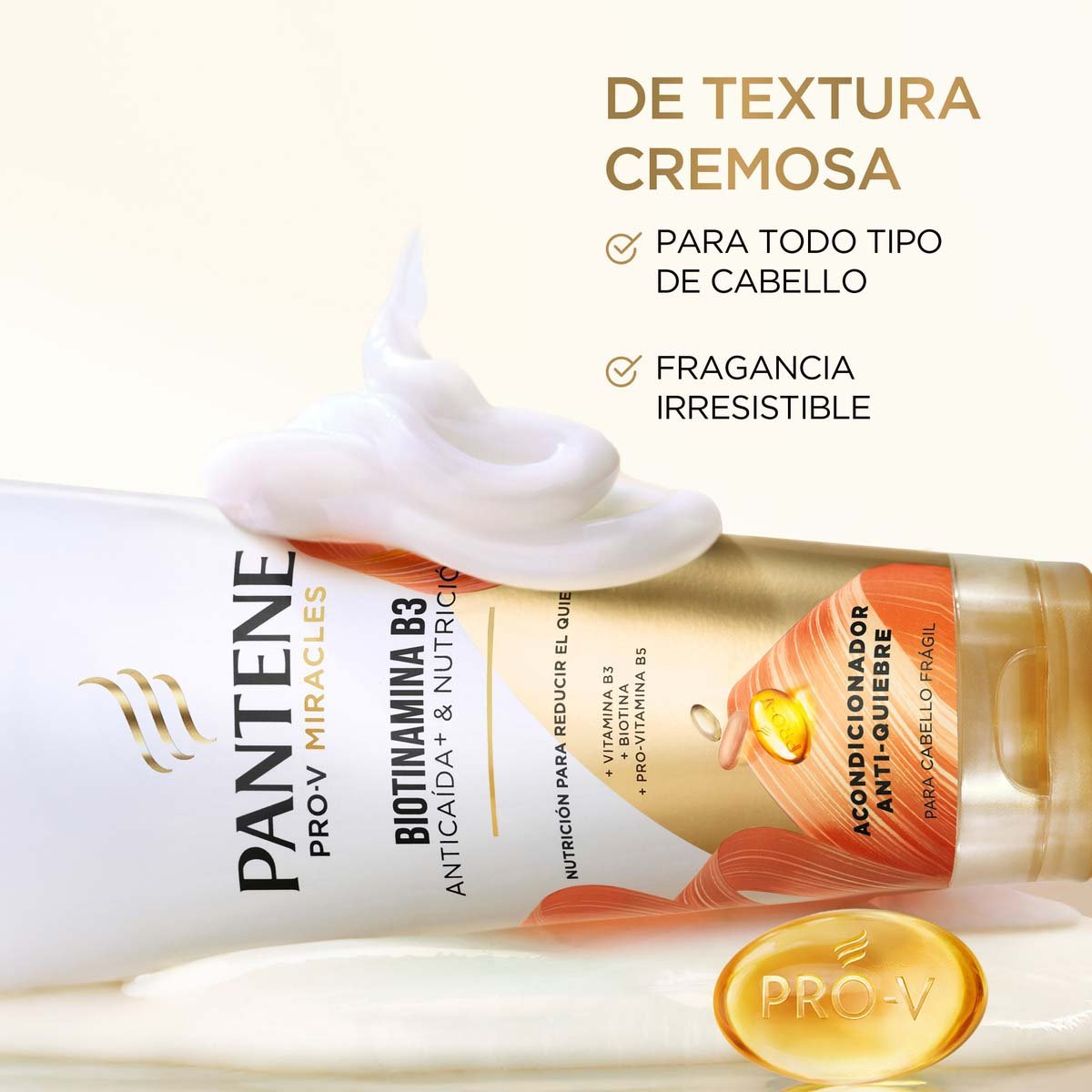Pantene Acondicionador Antiquiebre Biotinamina B3 Para Cabello Fr&aacute;gil Y Quebradizo 250 Ml image number null