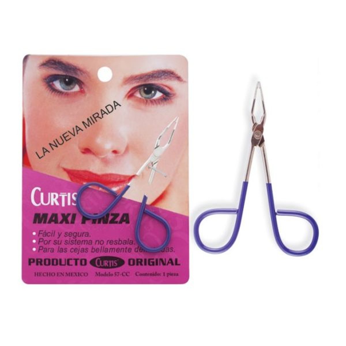 Curtis Pinza Tijera Depiladora Cejas 57cc Ergonomica image number null
