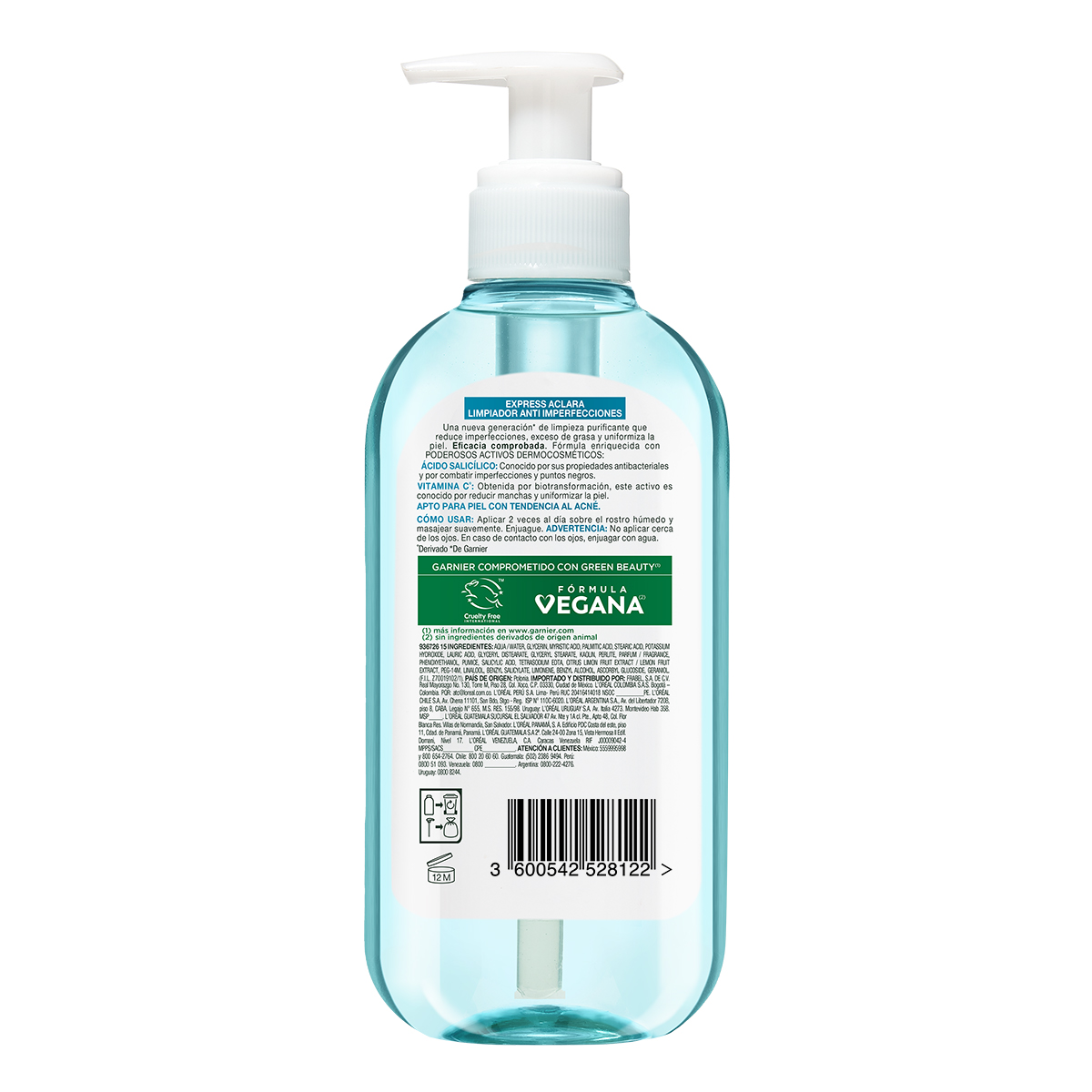 Garnier Skinactive Limpiador Purificante Antiacn&eacute; 200 Ml image number null