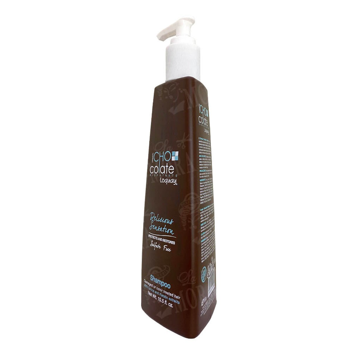 Loquay Shampoo Hidratante Chocolate 300ml Cuidado Capilar image number null