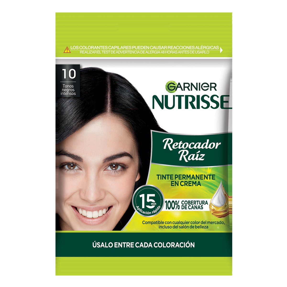 Nutrie Retocador D Ra&iacute;z Tono 10 Negro Intensos image number null