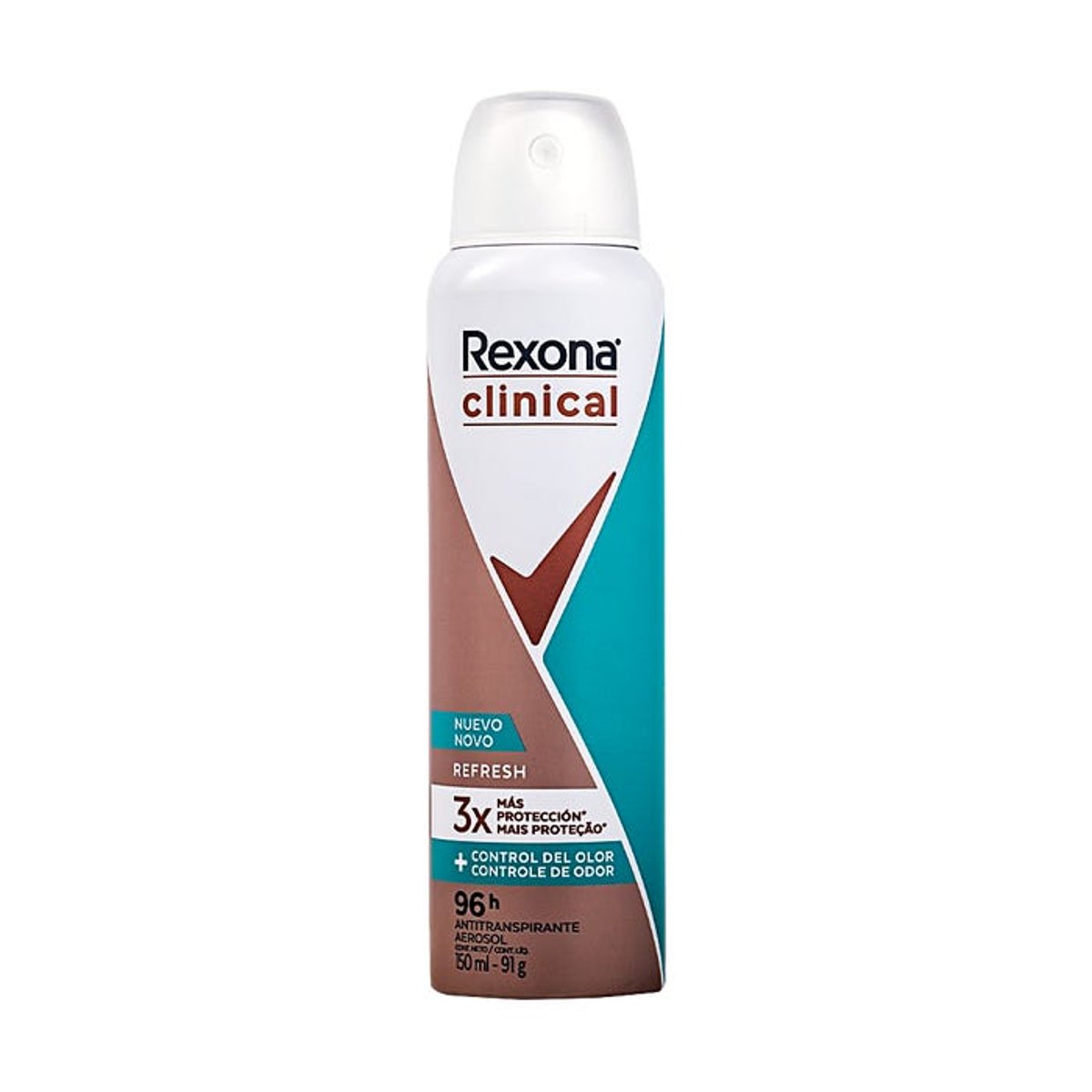 Rexona Desodorante Antitranspirante Aerosol Clinical Refresh 150ml image number null