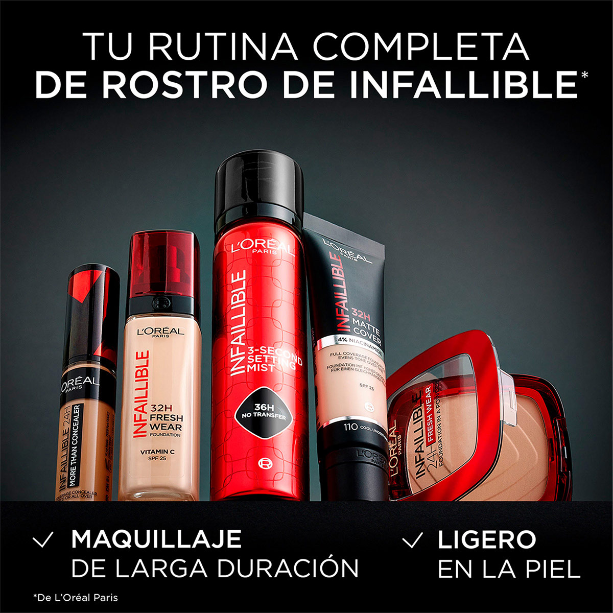 L'or&eacute;al Fijador De Maquillaje Infallible De Larga Duraci&oacute;n 75ml image number null