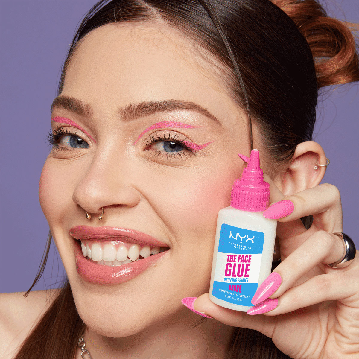 Nyx Face Glue Primer De Maquillaje 4.8ml Hidratante Y Fijador image number null