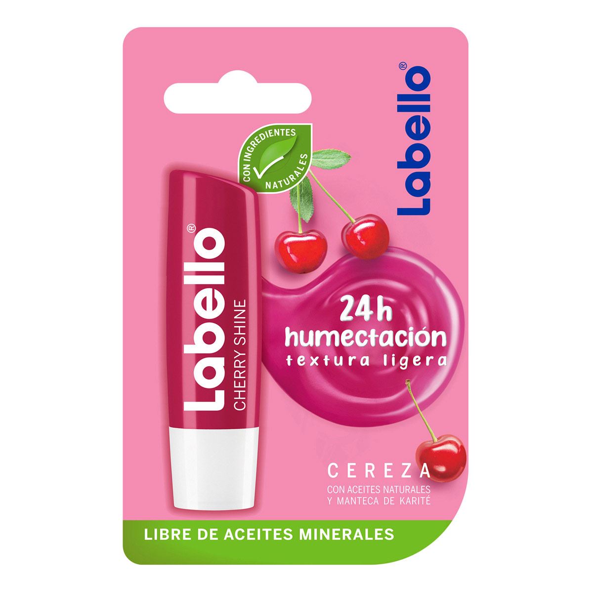 Nivea Labello B&aacute;lsamo Labial Humectante Cereza 4.5g image number null