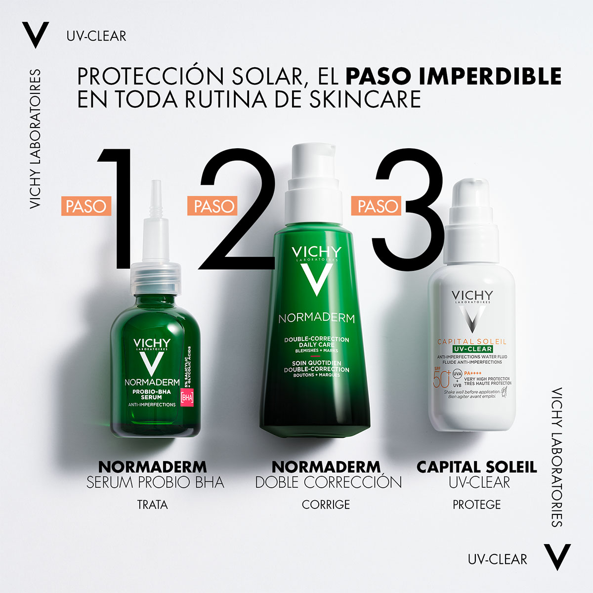 Vichy Protector Solar Anti Imperfecciones Uv Clear Fps 50+ image number null