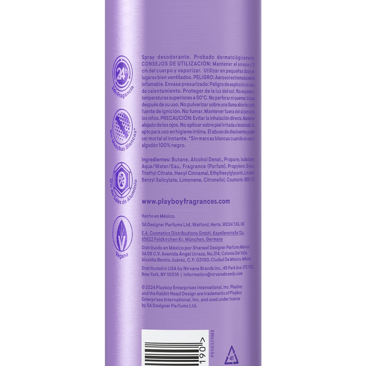 Playboy Desodorante Spray Dama Goodness Complex 150 Ml image number null