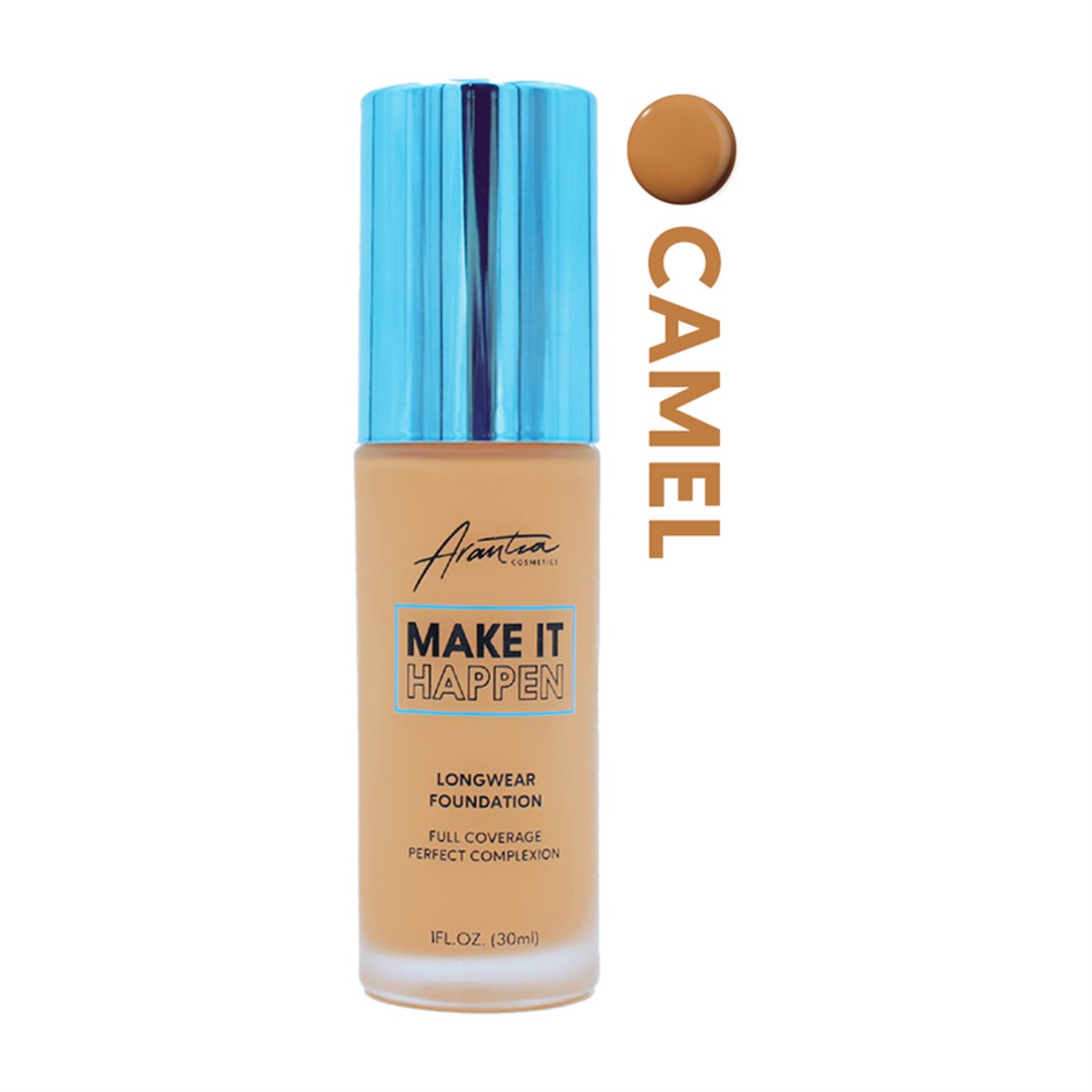 Arantza Cosmetics Base Maquillaje Full Coverage Tan 30ml Pompita image number null